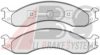 A.B.S. 38557 Brake Pad Set, disc brake